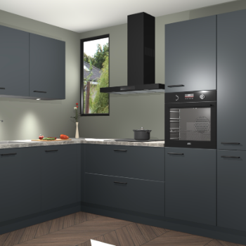 Onyxgrijze keuken Buenos Aires 101619