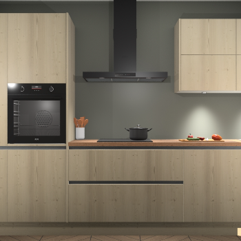 Vuren greeploze keuken Parijs 100041