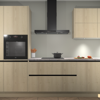 Vuren greeploze keuken Parijs 100178