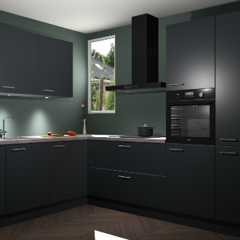 Onyxgrijze keuken Buenos Aires 101661