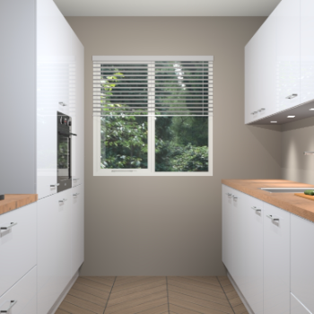 Sneeuwwitte hoogglans keuken Siena 100046