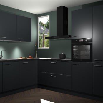 Onyxgrijze keuken Buenos Aires 101673