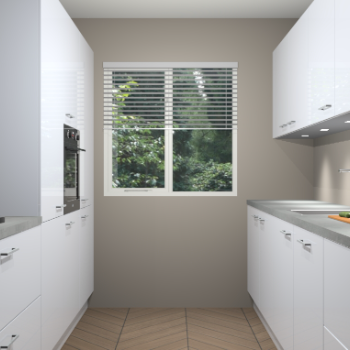 Sneeuwwitte hoogglans keuken Siena 100109