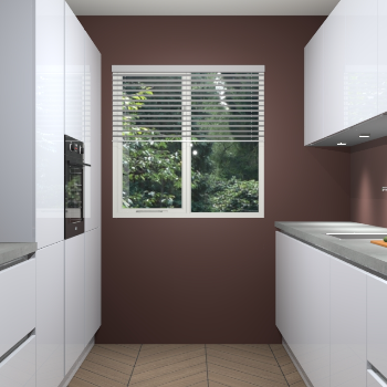 Sneeuwwitte hoogglans greeploze keuken Siena 100110