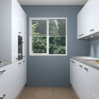 Sneeuwwitte hoogglans keuken Siena 100112