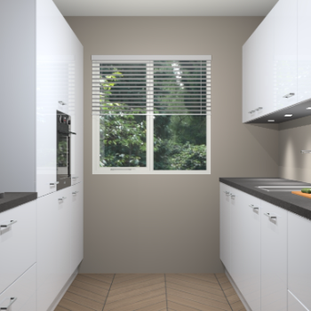 Sneeuwwitte hoogglans keuken Siena 100119