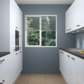 Sneeuwwitte hoogglans keuken Siena 100122