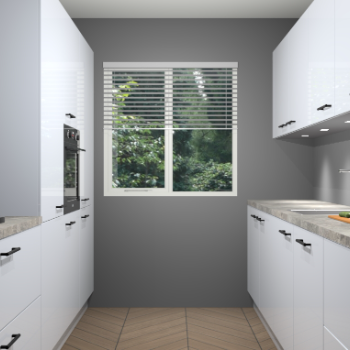 Sneeuwwitte hoogglans keuken Siena 100141