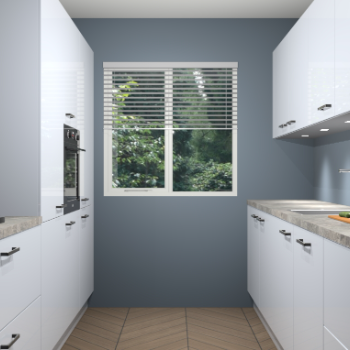 Sneeuwwitte hoogglans keuken Siena 100142