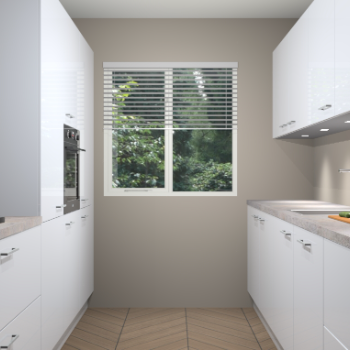 Sneeuwwitte hoogglans keuken Siena 100161