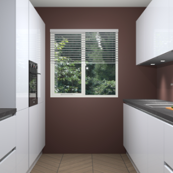 Sneeuwwitte hoogglans greeploze keuken Siena 100181