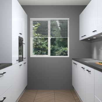 Sneeuwwitte hoogglans keuken Siena 100182