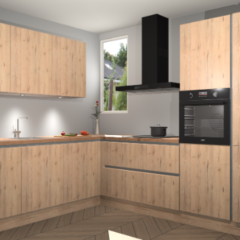 Madera Natuur greeploze keuken Buenos Aires 101912