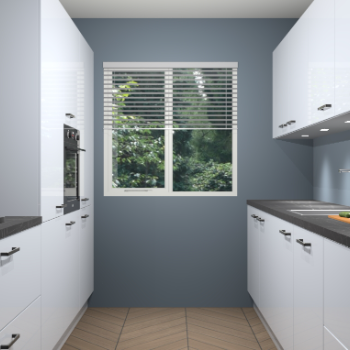 Sneeuwwitte hoogglans keuken Siena 100183