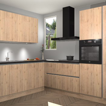 Madera Natuur greeploze keuken Buenos Aires 101928