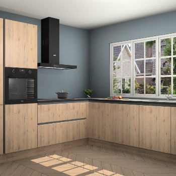 Madera natuur greeploze keuken Casablanca 102227