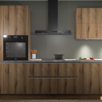 Golden Eiken greeploze keuken Parijs 99335