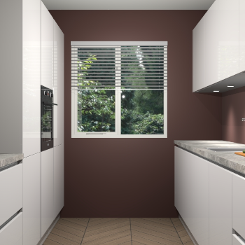 Zijdegrijze hoogglans greeploze keuken Siena 100270