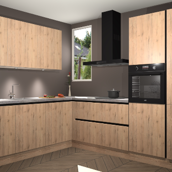 Madera Natuur greeploze keuken Buenos Aires 101949