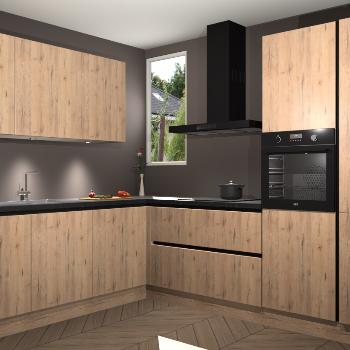 Madera Natuur greeploze keuken Buenos Aires 101956