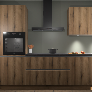 Golden Eiken greeploze keuken Parijs 99426