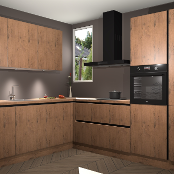 Astoria Eiken greeploze keuken Buenos Aires 101963