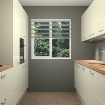 Magnolia hoogglans keuken Siena 100305