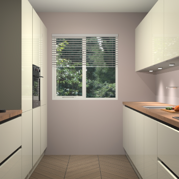 Magnolia hoogglans greeploze keuken Siena 100310