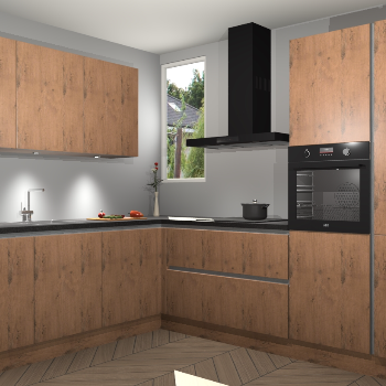 Astoria Eiken greeploze keuken Buenos Aires 101994