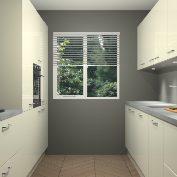 Magnolia hoogglans keuken Siena 100379