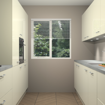 Magnolia hoogglans keuken Siena 100380