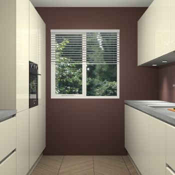 Magnolia hoogglans greeploze keuken Siena 100381