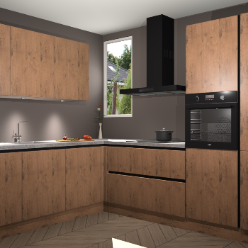 Astoria Eiken greeploze keuken Buenos Aires 102047