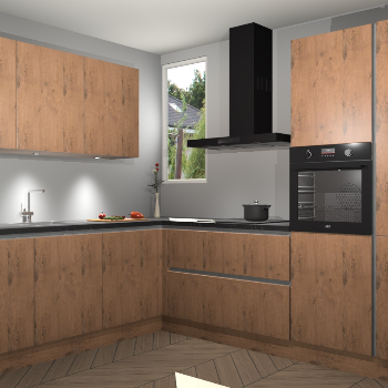 Astoria Eiken greeploze keuken Buenos Aires 102058