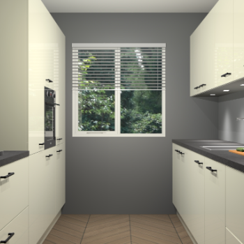 Magnolia hoogglans keuken Siena 100392