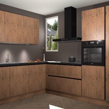 Astoria Eiken greeploze keuken Buenos Aires 102061