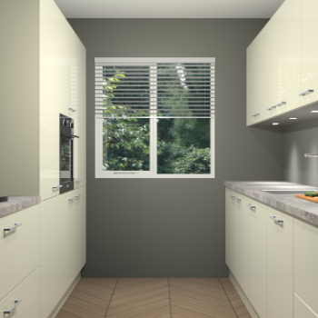 Magnolia hoogglans keuken Siena 100403