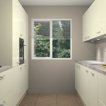 Magnolia hoogglans keuken Siena 100404