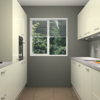 Magnolia hoogglans keuken Siena 100422