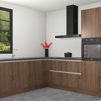 Noten greeploze keuken Porto 102271