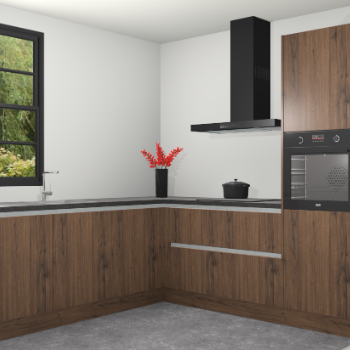 Noten greeploze keuken Porto 102259