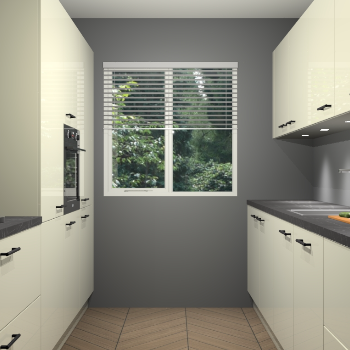 Magnolia hoogglans keuken Siena 100446