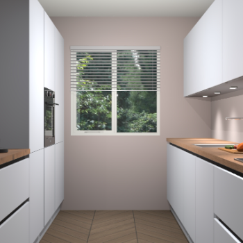 Sneeuwwitte greeploze keuken Siena 100582