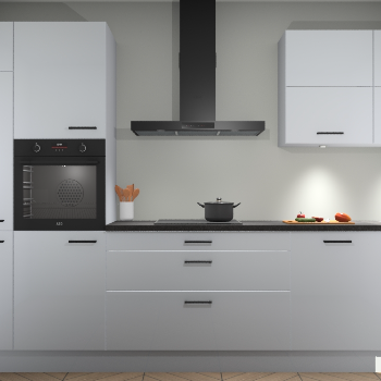 Sneeuwwitte hoogglans keuken Parijs 100412