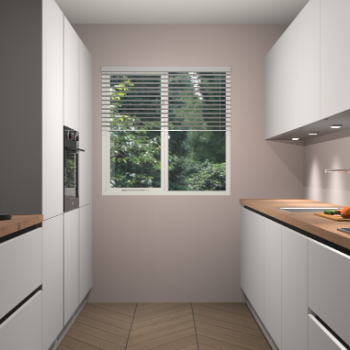 Zijdegrijze greeploze keuken Siena 100679