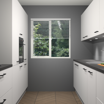 Zijdegrijze keuken Siena 100689