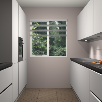 Zijdegrijze greeploze keuken Siena 100691