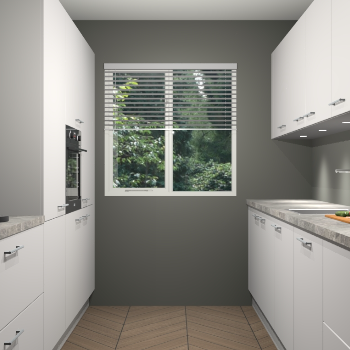 Zijdegrijze keuken Siena 100692