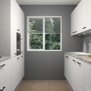 Zijdegrijze keuken Siena 100695