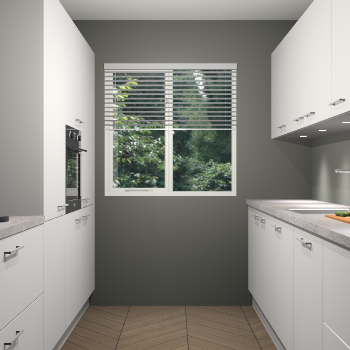 Zijdegrijze keuken Siena 100698